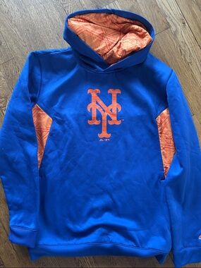 Majestic Royal Blue Hoodie with Orange Lined Hood